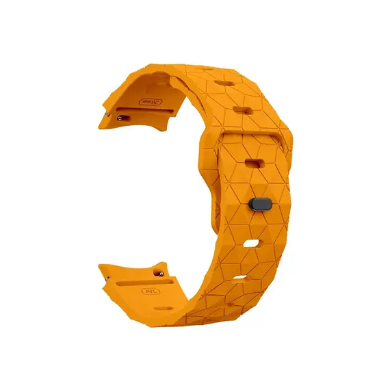 სმარტ საათის სამაჯური Samsung Galaxy Watch FE 40mm KALEBOL KLB-ZQWFKGJ-001 Silicone Watch Strap Band - Orange  - Primestore.ge
