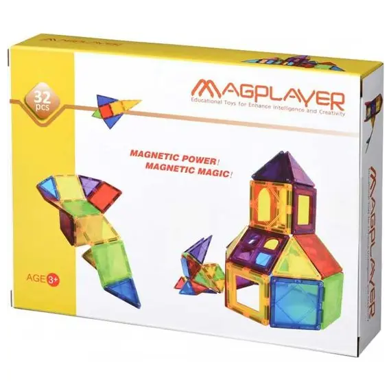 მაგნიტური კონსტრუქტორი MAGPLAYER MPL-32  - Primestore.ge