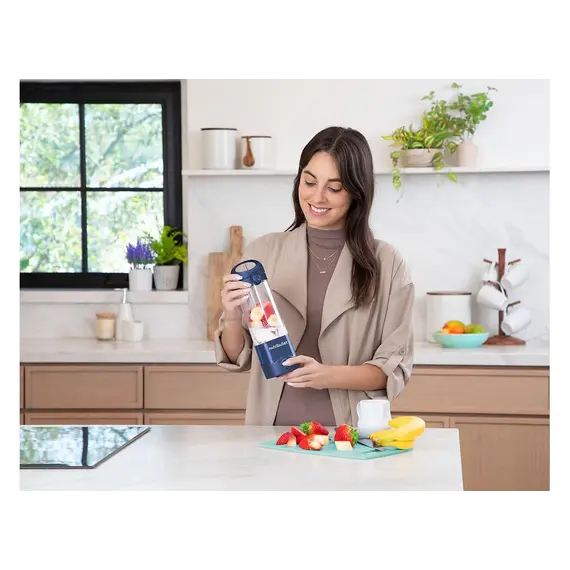 ბლენდერი NutriBullet NB Portable Smoothie Maker NBP003NBL Blue , 4 image - Primestore.ge