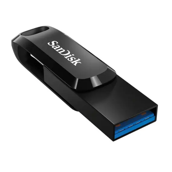 USB ფლეშ მეხსიერება SanDisk Ultra Dual Drive Go Type-C 512GB (SDDDC3-512G-G46) Black  - Primestore.ge