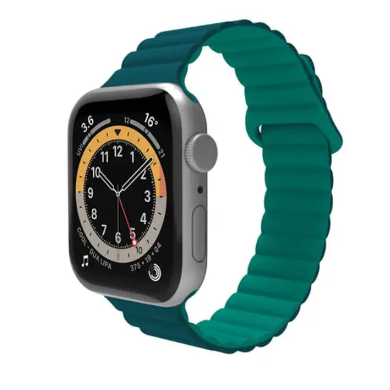 სმარტ საათის სამაჯური Celly Band WBANDMAG For Apple Watch Band 42/44/45mm Green  - Primestore.ge