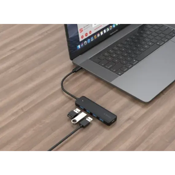 USB ჰაბი Gembird UHB-CM-U3P4P-01 4-port USB 3.1 Type-C Hub , 3 image - Primestore.ge