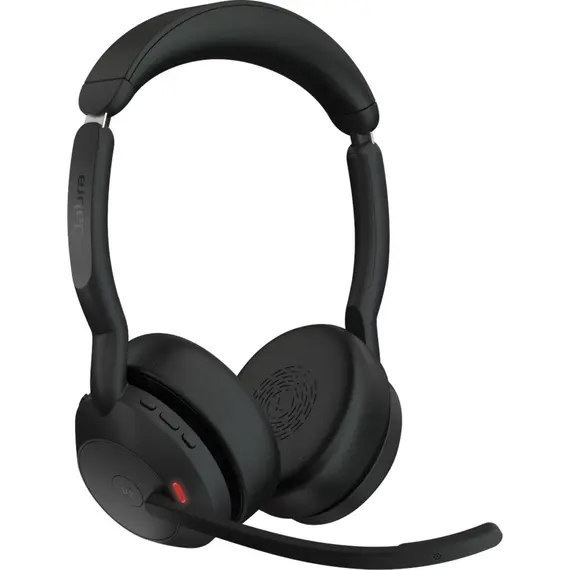ყურსასმენი Jabra 25599-999-899 Evolve2 55, Headset, Wireless, Bluetooth, Type-C, Black  - Primestore.ge