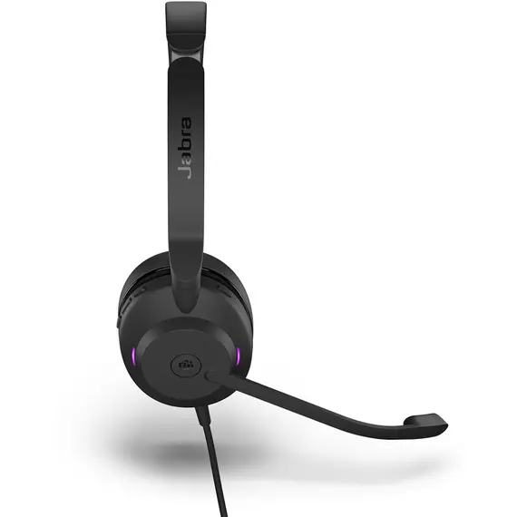 ყურსასმენი Jabra 23089-999-979 Evolve2 30 MS Stereo Headset, Wired, USB-A, Black , 5 image - Primestore.ge