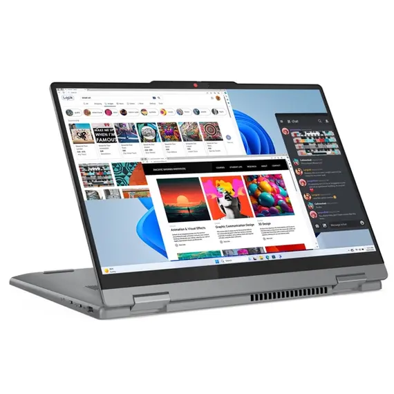 ნოუთბუქი Lenovo 83DR005ERK IdeaPad 5, 14", Ryzen 7-8845HS, 16GB, 512GB SSD, Integrated, Luna Grey , 2 image - Primestore.ge