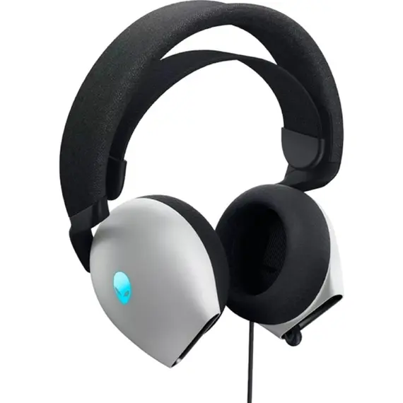 ყურსასმენი Dell 545-BBFJ Alienware, Gaming Headset, Wired, RGB, USB, 3.5mm, Silver , 2 image - Primestore.ge