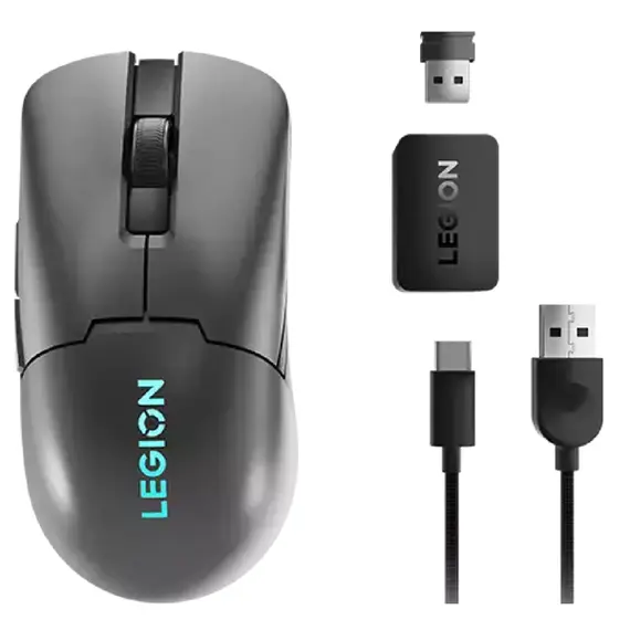 მაუსი Lenovo GY51H47355 Legion M600S, Wireless, Bluetooth, USB-C, Gaming Mouse, Storm Grey , 2 image - Primestore.ge
