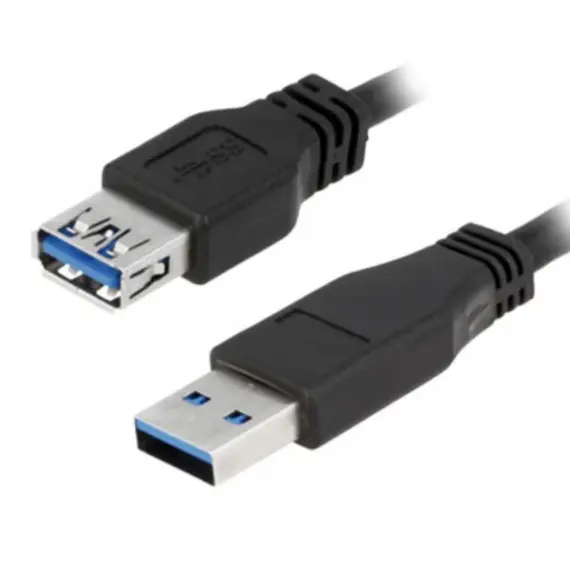 კაბელი LogiLink CU0042 Extension Cable USB 3.0 Type A to Type A Black 2m  - Primestore.ge