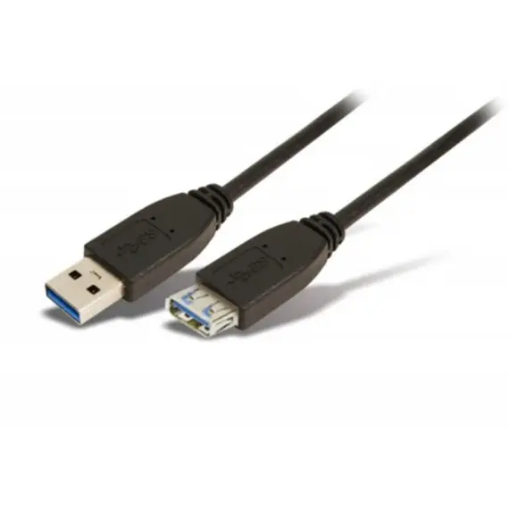 კაბელი LogiLink CU0042 Extension Cable USB 3.0 Type A to Type A Black 2m , 2 image - Primestore.ge