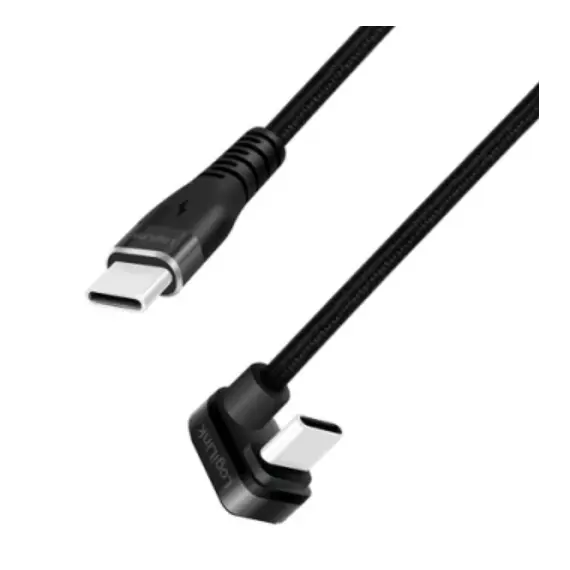 კაბელი Logilink CU0190 USB Type-C Gaming Cable with U-Shaped Plug 1m 60w , 2 image - Primestore.ge