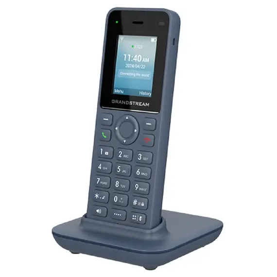 უსადენო სტაციონარული ტელეფონი Grandstream WP816, Portable Wi-Fi Phone, 2SIP, Blue , 2 image - Primestore.ge