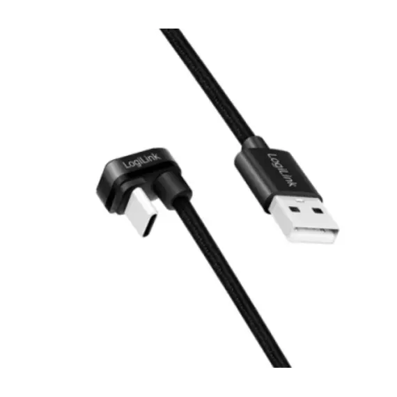 კაბელი Logilink CU0192 USB Type-C Gaming Cable with U-Shaped Plug 1m , 2 image - Primestore.ge