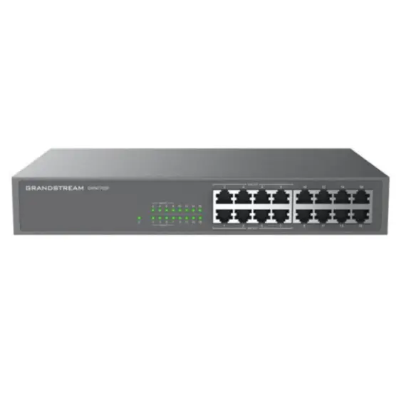 სვიჩი Grandstream GWN7702P 16-Port Unmanaged Network Switch  - Primestore.ge