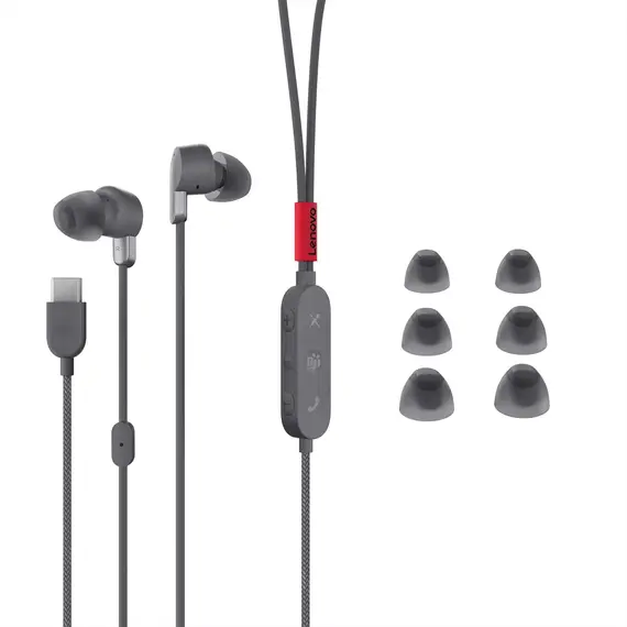 ყურსასმენი Lenovo Go USB-C ANC earphone (GXD1C99237) , 2 image - Primestore.ge