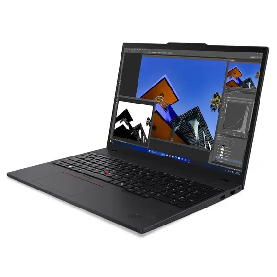 ნოუთბუქი Lenovo 21MQ0011GX ThinkPad T16 Gen 3, 16", Ultra 7-155U, 16GB, 1TB SSD, Integrated, Black , 2 image - Primestore.ge