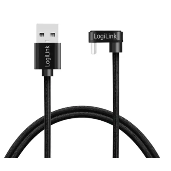 კაბელი Logilink CU0192 USB Type-C Gaming Cable with U-Shaped Plug 1m , 3 image - Primestore.ge