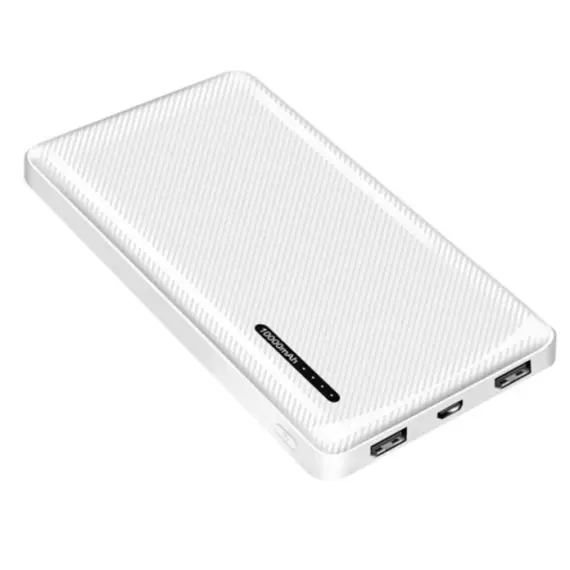 პორტატული დამტენი Logilink PA0328W Powerbank 10.000 mAh 2xUSB-A/USB-C/micro-USB with fast charging White , 2 image - Primestore.ge