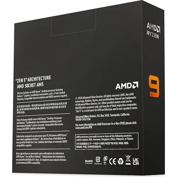 პროცესორი AMD Ryzen™ 9 9950X 16-Core, 32-Thread Unlocked Desktop Processor , 3 image - Primestore.ge