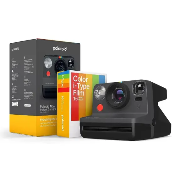 ფირის ფოტოაპარატი Polaroid EB Now+ Gen 2 Black  - Primestore.ge
