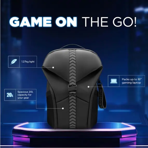 ნოუთბუქის ჩანთა Lenovo GX41M53147 Legion GB700, 16", Backpack, Black , 5 image - Primestore.ge