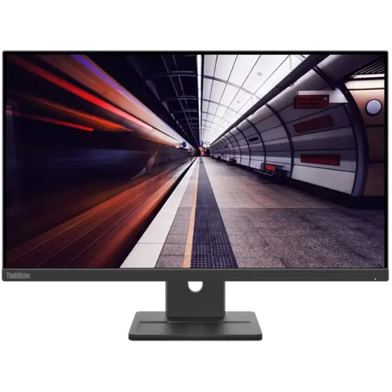 მონიტორი Lenovo 63EDMAT2EU ThinkVision E24-30, 23.8", Monitor, FHD, HDMI, DP, VGA, Black  - Primestore.ge