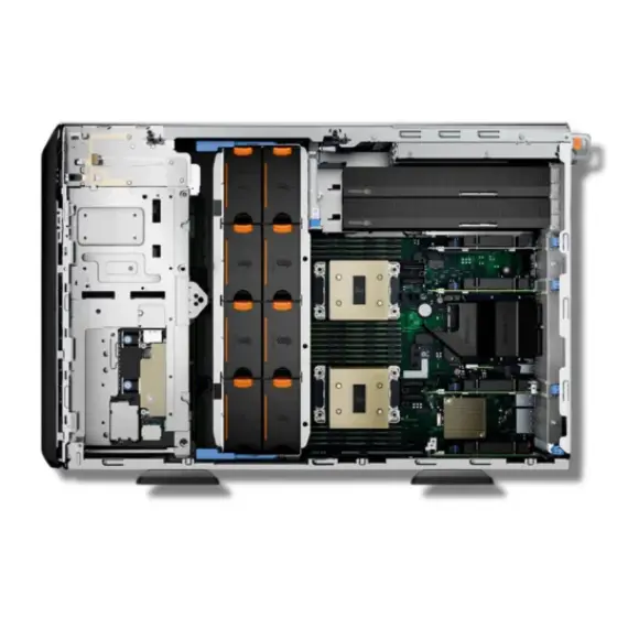 სერვერი Dell PE T560/ 12x3.5/ 1x4510/ 1x32GB/ 1x480GB SSD/ H755/ 2x1GbE/ iDRAC9 Ent/ Bezel/ 2x800W/3YW NBD , 3 image - Primestore.ge