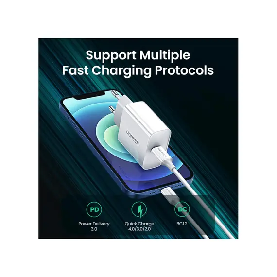 ადაპტერი UGREEN (60450) CD137 Fast Charging Port 20W , 7 image - Primestore.ge