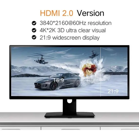 HDMI კაბელი UGREEN (50108) HDMI Cable 2m , 2 image - Primestore.ge