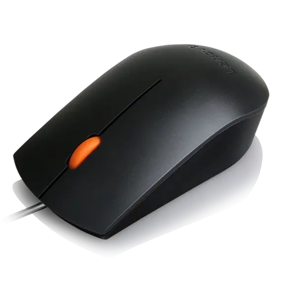 მაუსი Lenovo 300 USB Wired Mouse Black - GX30M39704 , 2 image - Primestore.ge