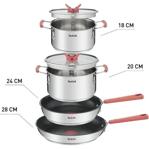 ქვაბების ნაკრები TEFAL G720S604 , 3 image - Primestore.ge