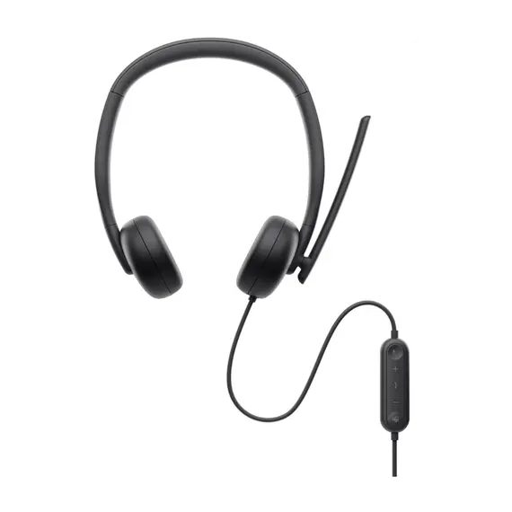 ყურსასმენი DELL 520-BBDH WH3024, Headset, Wired, USB-C, Black , 4 image - Primestore.ge