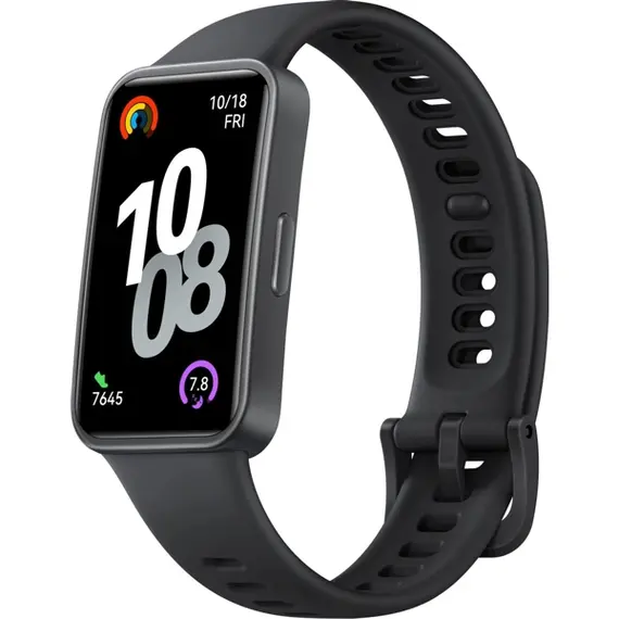 სმარტ საათი HUAWEI Band 10 Black Fluoroelastomer Strap/55020EER , 2 image - Primestore.ge