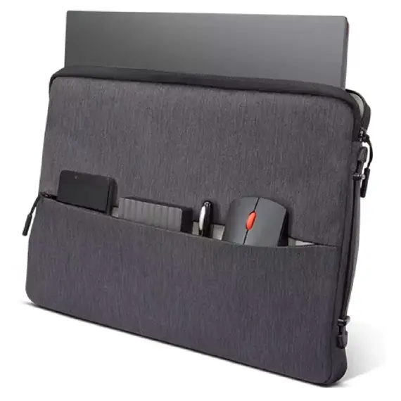 ნოუთბუქის ჩანთა Lenovo GX40Z50942, 15.6", Laptop Sleeve, Charcoal Grey , 3 image - Primestore.ge