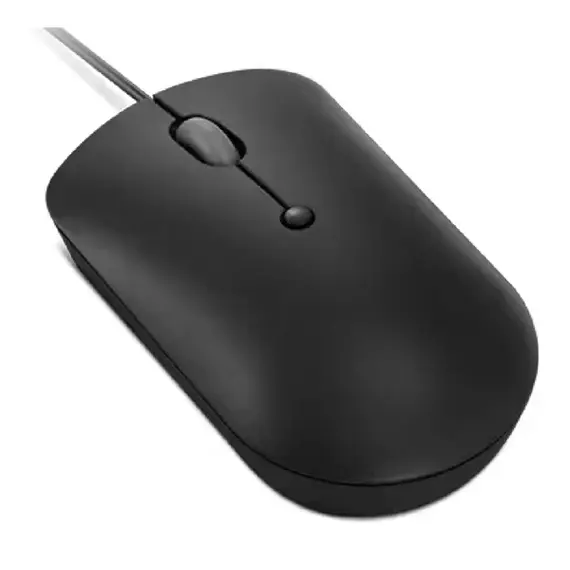 მაუსი Lenovo GY51D20875 400, Wired, Type-C, Mouse, Black , 4 image - Primestore.ge