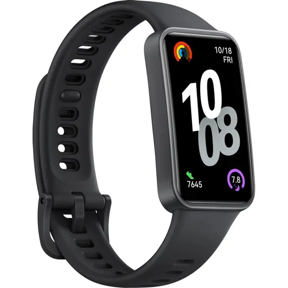 სმარტ საათი HUAWEI Band 10 Black Fluoroelastomer Strap/55020EER  - Primestore.ge
