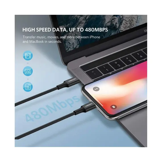 USB Cable UGREEN (60751) Lightning Cable, 3 image