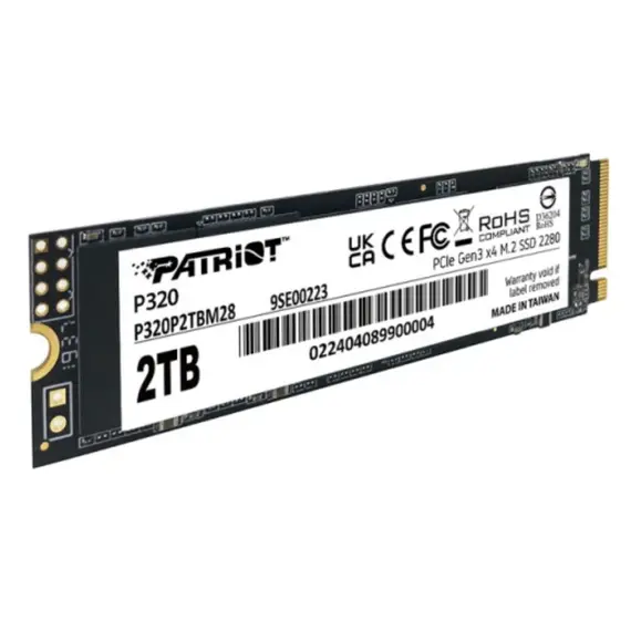 მყარი დისკი Patriot P320 2TB SSD M.2 PCIe Gen3 x 4 NVMe - P320P2TBM28 , 2 image - Primestore.ge