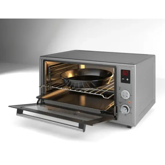 ელექტრო ღუმელი Hoffmann F4850DG SILVER , 2 image - Primestore.ge