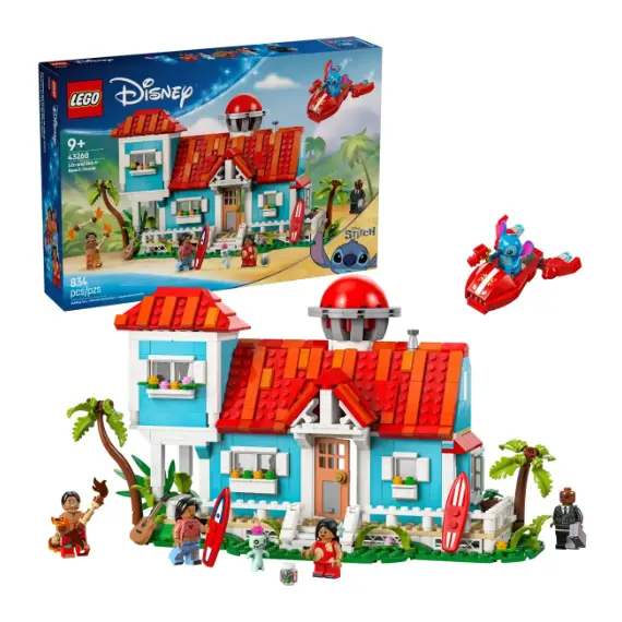 ლეგო LEGO Constructor Disney Classic Lilo and Stitch Beach House  - Primestore.ge