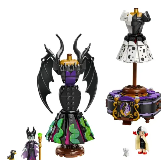 ლეგო LEGO Constructor Disney Classic Maleficent's and Cruella De Vil's Dresses , 2 image - Primestore.ge