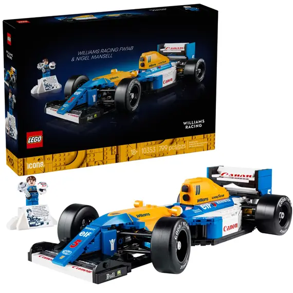 ლეგო LEGO Constructor Icons Williams Racing FW14B & Nigel Mansell  - Primestore.ge