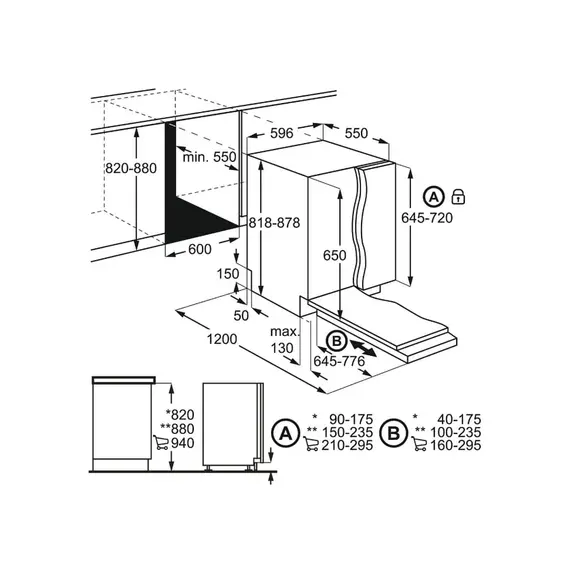 ჩასაშენებელი ჭურჭლის სარეცხი მანქანა Electrolux EMG48200L , 6 image - Primestore.ge