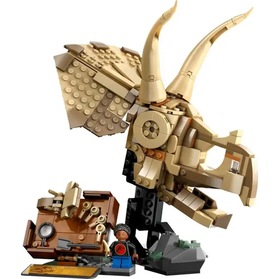 ლეგო LEGO Constructor Jurassic World Dinosaur Fossils: Triceratops Skull , 2 image - Primestore.ge