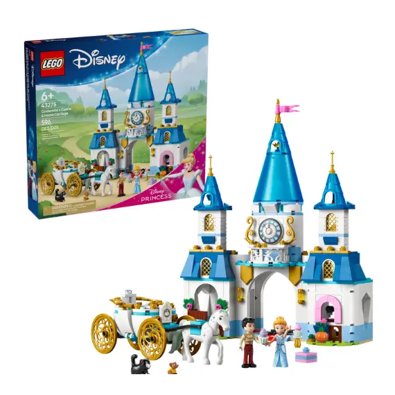 ლეგო LEGO Constructor Disney Princess Cinderella's Castle & Horse Carriage  - Primestore.ge