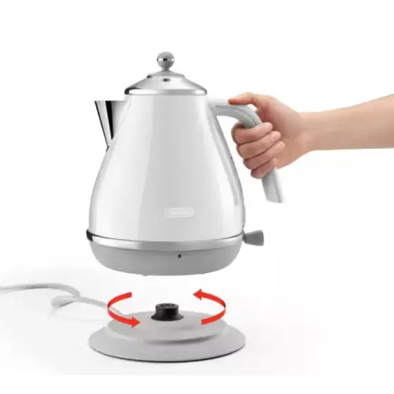 ელექტრო ჩაიდანი DeLonghi KBOC2001.W , 4 image - Primestore.ge
