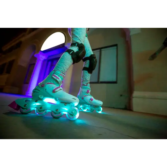 როლიკები NEON INLINE SKATES (SIZE 3-6) - NT08 (Teal Pink) , 7 image - Primestore.ge