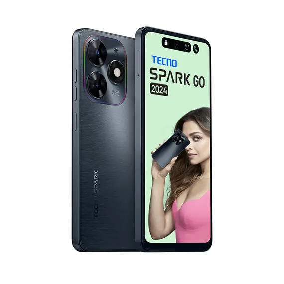 მობილური ტელეფონი TECNO SPARK GO 2024 4GB/128GB GRAVITY BLACK (BG6) , 2 image - Primestore.ge