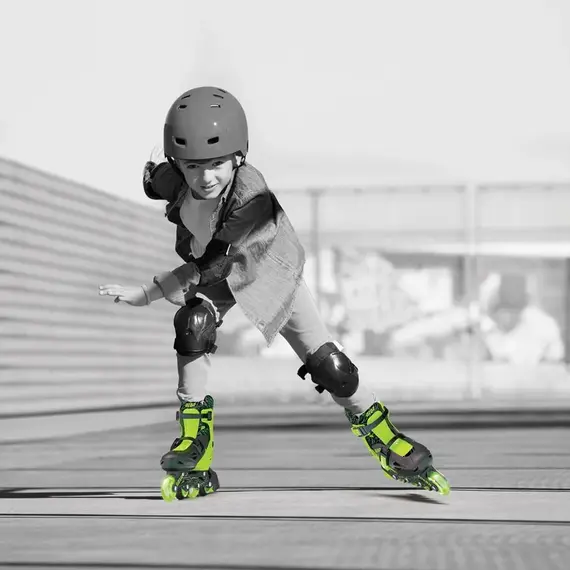 როლიკები Neon COMBO SKATES (SIZE 3-6) Green , 3 image - Primestore.ge