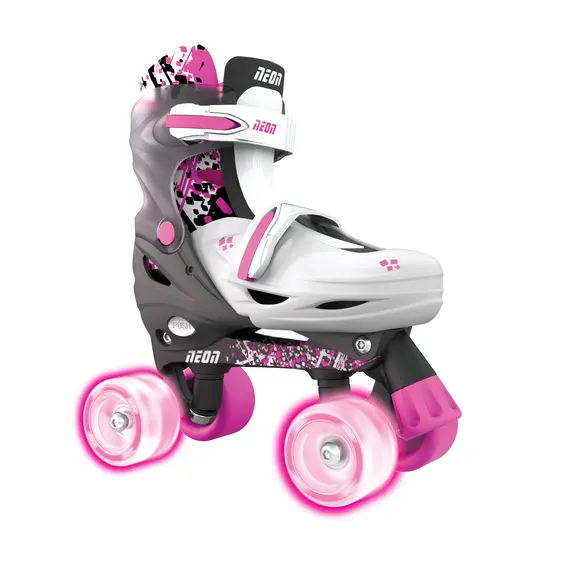 როლიკები Neon COMBO CYBER SKATES (12-2/30-33) - NT30 (Pink) , 5 image - Primestore.ge