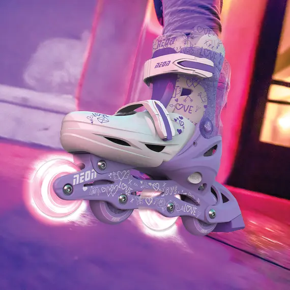 როლიკები Neon COMBO SKATES (SIZE 3-6) - NT10 (Purple) , 7 image - Primestore.ge